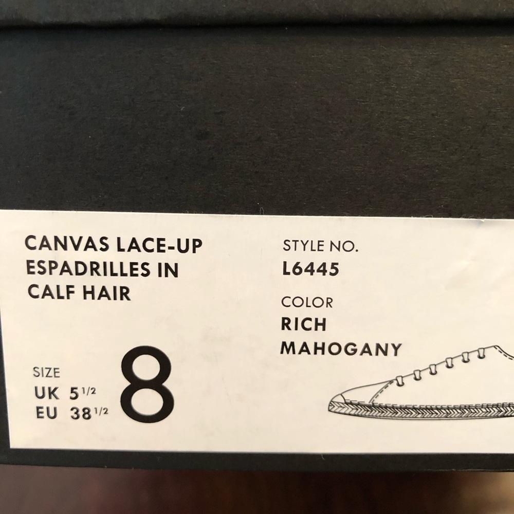 J. Crew Canvas Lace-up Espadrilles NWT - Picture 6 of 9